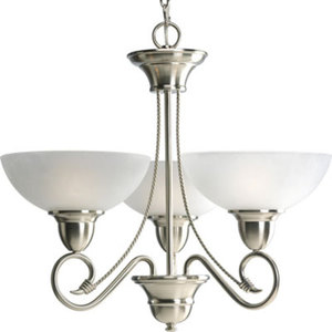 PP458009 Pavillion Mid Sized Chandelier Chandelier - Brushed Nickel PP458009 Pavillion Mid Sized Chandelier Chandelier - Brushed Nickel