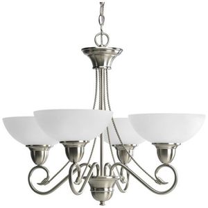 PP459209 Pavillion Mid Sized Chandelier Chandelier - Brushed Nickel PP459209 Pavillion Mid Sized Chandelier Chandelier - Brushed Nickel