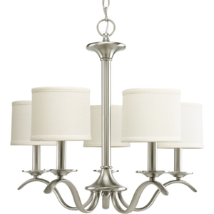 PP463509 Inspire Mid Sized Chandelier Chandelier - Brushed Nickel PP463509 Inspire Mid Sized Chandelier Chandelier - Brushed Nickel