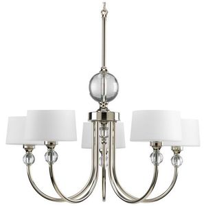PP4674104 Fortune Mid Sized Chandelier Chandelier - Polished Nickel PP4674104 Fortune Mid Sized Chandelier Chandelier - Polished Nickel