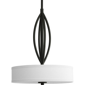 PP500480 Calven Drum Pendant Pendant Light - Forged Black PP500480 Calven Drum Pendant Pendant Light - Forged Black