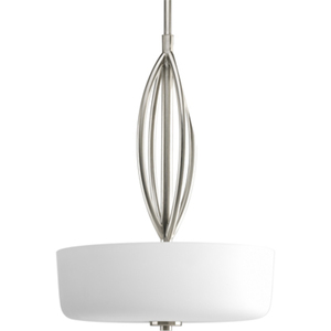 PP500409 Calven Drum Pendant Pendant Light - Brushed Nickel PP500409 Calven Drum Pendant Pendant Light - Brushed Nickel