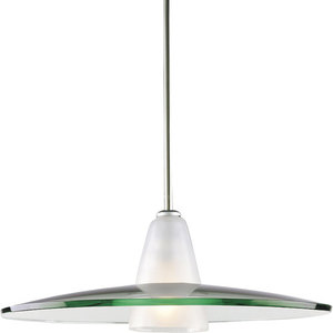 PP501209 Glass Cones Down Light Pendant Light - Brushed Nickel PP501209 Glass Cones Down Light Pendant Light - Brushed Nickel