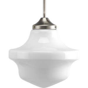 PP519509 School House Down Light Pendant Light - Brushed Nickel PP519509 School House Down Light Pendant Light - Brushed Nickel