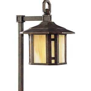 PP527246 Arts & Crafts Path Lighting Landscape Light - Weathered Bronze PP527246 Arts & Crafts Path Lighting Landscape Light - Weathered Bronze