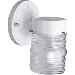 PP560230 Utility Lantern Entrance Outdoor Wall Light - White PP560230 Utility Lantern Entrance Outdoor Wall Light - White