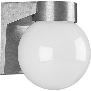 PP561716 Cast Aluminum Entrance Outdoor Wall Light - Satin Aluminum PP561716 Cast Aluminum Entrance Outdoor Wall Light - Satin Aluminum