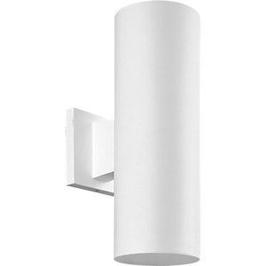PP571330 Cylinder Entrance Outdoor Wall Light - White PP571330 Cylinder Entrance Outdoor Wall Light - White
