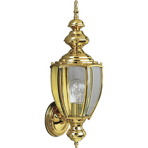 PP573310 BrassGuard Entrance Outdoor Wall Light - Polished Brass PP573310 BrassGuard Entrance Outdoor Wall Light - Polished Brass