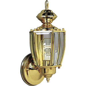 PP575410 BrassGuard Entrance Outdoor Wall Light - Polished Brass PP575410 BrassGuard Entrance Outdoor Wall Light - Polished Brass