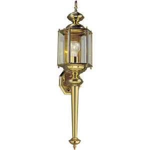 PP583110 BrassGuard Entrance Outdoor Wall Light - Polished Brass PP583110 BrassGuard Entrance Outdoor Wall Light - Polished Brass