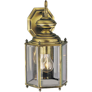 PP583211 BrassGuard Entrance Outdoor Wall Light - Antique Brass PP583211 BrassGuard Entrance Outdoor Wall Light - Antique Brass