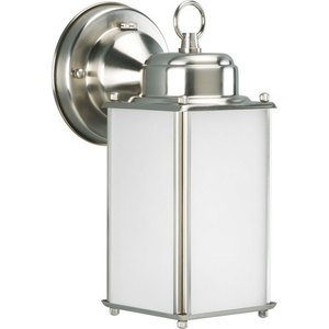 PP598509STR Roman Coach Entrance Outdoor Wall Light - Brushed Nickel PP598509STR Roman Coach Entrance Outdoor Wall Light - Brushed Nickel