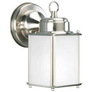 PP598609 Roman Coach Entrance Outdoor Wall Light - Brushed Nickel PP598609 Roman Coach Entrance Outdoor Wall Light - Brushed Nickel