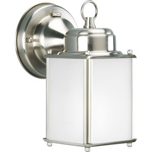 PP598609STR Roman Coach Entrance Outdoor Wall Light - Brushed Nickel PP598609STR Roman Coach Entrance Outdoor Wall Light - Brushed Nickel
