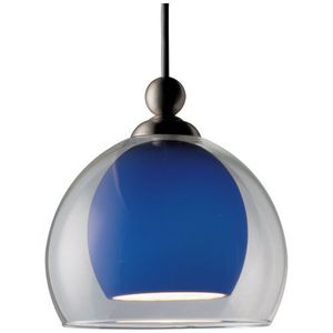 PP613509B Illuma-Flex Pendant Track Lighting - Brushed Nickel / Blue PP613509B Illuma-Flex Pendant Track Lighting - Brushed Nickel / Blue