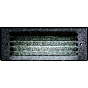 PP680231 Step Light Louvered Hallway Step Light - Black PP680231 Step Light Louvered Hallway Step Light - Black