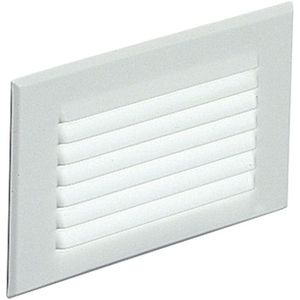 PP682030TG Step Light Louvered Hallway Step Light - White PP682030TG Step Light Louvered Hallway Step Light - White