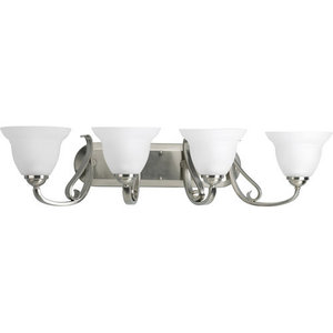 PP288409 Torino 4 or More Bulb Bathroom Lighting - Brushed Nickel PP288409 Torino 4 or More Bulb Bathroom Lighting - Brushed Nickel