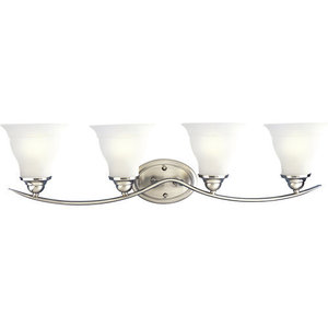 PP319309 Trinity 4 or More Bulb Bathroom Lighting - Brushed Nickel PP319309 Trinity 4 or More Bulb Bathroom Lighting - Brushed Nickel