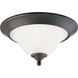 PP347620 Trinity Flush Mount Ceiling Light - Antique Bronze PP347620 Trinity Flush Mount Ceiling Light - Antique Bronze
