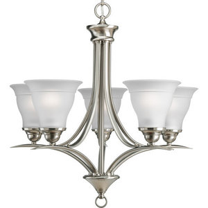 PP432809 Trinity Mid Sized Chandelier Chandelier - Brushed Nickel PP432809 Trinity Mid Sized Chandelier Chandelier - Brushed Nickel