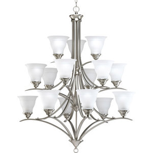 PP436509 Trinity Large Foyer Chandelier Chandelier - Brushed Nickel PP436509 Trinity Large Foyer Chandelier Chandelier - Brushed Nickel