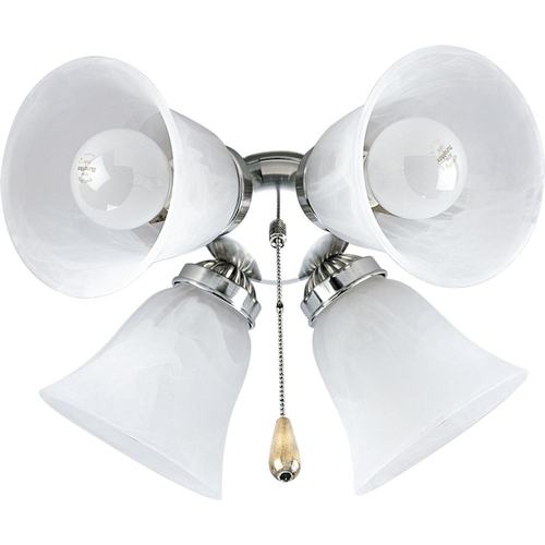 PP261009 4-Light Kit Ceiling Fan Light Kit Light Kits & Accessories - Brushed Nickel PP261009 4-Light Kit Ceiling Fan Light Kit Light Kits & Accessories - Brushed Nickel