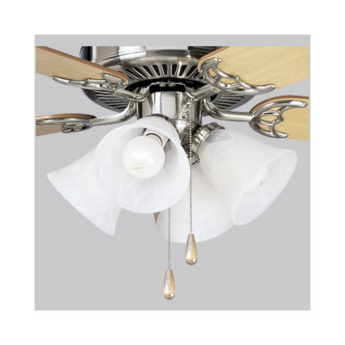 PP261609 4-Light Kit Ceiling Fan Light Kit Light Kits & Accessories - Brushed Nickel PP261609 4-Light Kit Ceiling Fan Light Kit Light Kits & Accessories - Brushed Nickel
