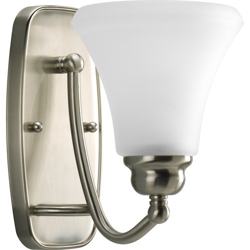 PP290809 Janos 1 Bulb Wall Sconce - Brushed Nickel PP290809 Janos 1 Bulb Wall Sconce - Brushed Nickel