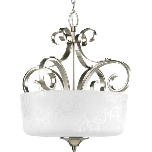 PP391709 Nicollette Up Light Pendant Light - Brushed Nickel PP391709 Nicollette Up Light Pendant Light - Brushed Nickel