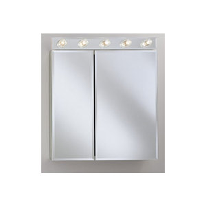 RCDC2526FS Single Door Swing Door Medicine Cabinet - Silver RCDC2526FS Single Door Swing Door Medicine Cabinet - Silver