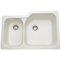 Double Bowl Kitchen Sink 33 x 22 x 10-3/4 Double Bowl Kitchen Sink 33 x 22 x 10-3/4