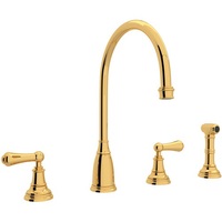Two Handle Kitchen Faucet 4 Hole Two Handle Kitchen Faucet 4 Hole
