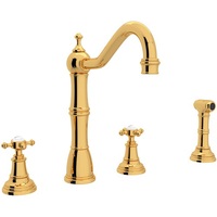 Two Handle Kitchen Faucet 4 Hole Two Handle Kitchen Faucet 4 Hole