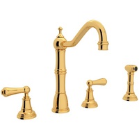 Two Handle Kitchen Faucet 4 Hole Two Handle Kitchen Faucet 4 Hole