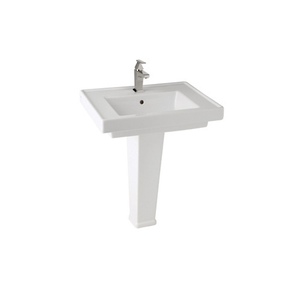 R115100/R184100 Allia Pedestal Bathroom Sink - White R115100/R184100 Allia Pedestal Bathroom Sink - White