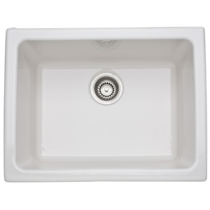 R634768 Allia White/Color Undermount - Single Bowl Kitchen Sink - Biscuit R634768 Allia White/Color Undermount - Single Bowl Kitchen Sink - Biscuit