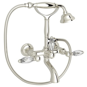 RA1401LCPN Country Bath Wall Mount Whirlpool Faucet Tub Faucet - Polished Nickel RA1401LCPN Country Bath Wall Mount Whirlpool Faucet Tub Faucet - Polished Nickel