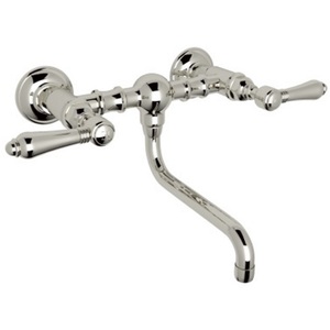 RA140544LMPN2 Country Bath Wall Mount Bathroom Faucet Bathroom Faucet - Polished Nickel RA140544LMPN2 Country Bath Wall Mount Bathroom Faucet Bathroom Faucet - Polished Nickel