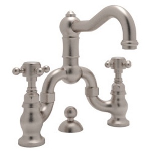 RA1419XMSTN2 Country Bath 8'' Widespread Bathroom Faucet - Satin Nickel RA1419XMSTN2 Country Bath 8'' Widespread Bathroom Faucet - Satin Nickel
