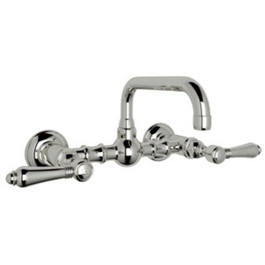 RA1423LMPN2 Country Bath Wall Mount Bathroom Faucet Bathroom Faucet - Polished Nickel RA1423LMPN2 Country Bath Wall Mount Bathroom Faucet Bathroom Faucet - Polished Nickel