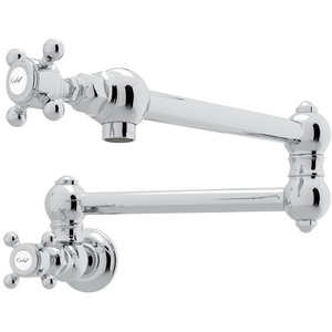 RA1451XMAPC2 Country Kitchen Pot Filler Kitchen Faucet - Polished Chrome RA1451XMAPC2 Country Kitchen Pot Filler Kitchen Faucet - Polished Chrome