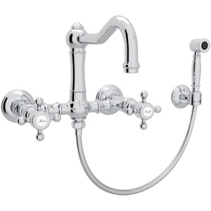 RA1456XMWSAPC2 Country Kitchen Wall Mount Kitchen Faucet - Polished Chrome RA1456XMWSAPC2 Country Kitchen Wall Mount Kitchen Faucet - Polished Chrome