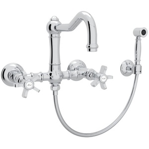 RA1456XWSAPC2 Country Kitchen Wall Mount Kitchen Faucet - Polished Chrome RA1456XWSAPC2 Country Kitchen Wall Mount Kitchen Faucet - Polished Chrome