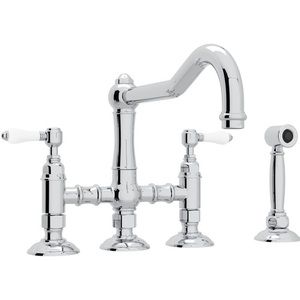 RA1458LPWSAPC2 Country Kitchen Two-Handle Kitchen Faucet - Polished Chrome RA1458LPWSAPC2 Country Kitchen Two-Handle Kitchen Faucet - Polished Chrome