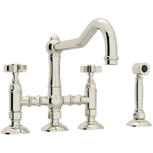 RA1458XWSPN2 Country Kitchen Two-Handle Kitchen Faucet - Polished Nickel RA1458XWSPN2 Country Kitchen Two-Handle Kitchen Faucet - Polished Nickel