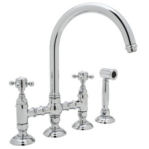 RA1461XMWSAPC2 Country Kitchen Two-Handle Kitchen Faucet - Polished Chrome RA1461XMWSAPC2 Country Kitchen Two-Handle Kitchen Faucet - Polished Chrome