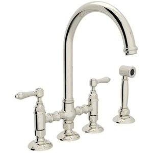 RA1461LMWSPN2 Country Kitchen Two-Handle Kitchen Faucet - Polished Nickel RA1461LMWSPN2 Country Kitchen Two-Handle Kitchen Faucet - Polished Nickel