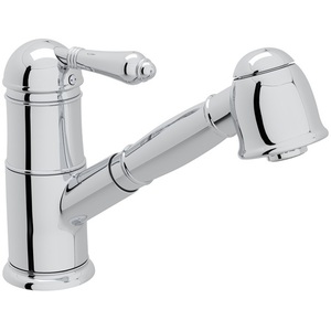 RA3410LMAPC2 Country Kitchen Pull-Out Spray Kitchen Faucet - Polished Chrome RA3410LMAPC2 Country Kitchen Pull-Out Spray Kitchen Faucet - Polished Chrome